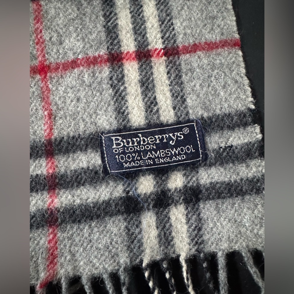 Burberry Nova Check Lambswool Scarf - Picture 3 of 5